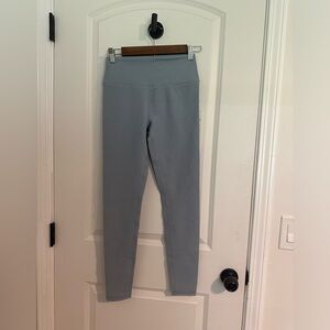 NWT Stitch Fix Glyder Metallic Blue Gray Leggings Sz Small
